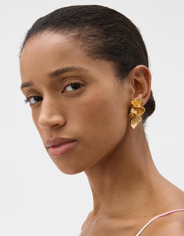 Oroton - Coral Large Stud