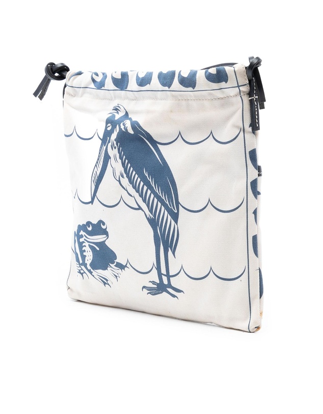 Pre-Loved by Azura Reborn - Pre-Loved Canvas Anagram Drawstring Crossbody