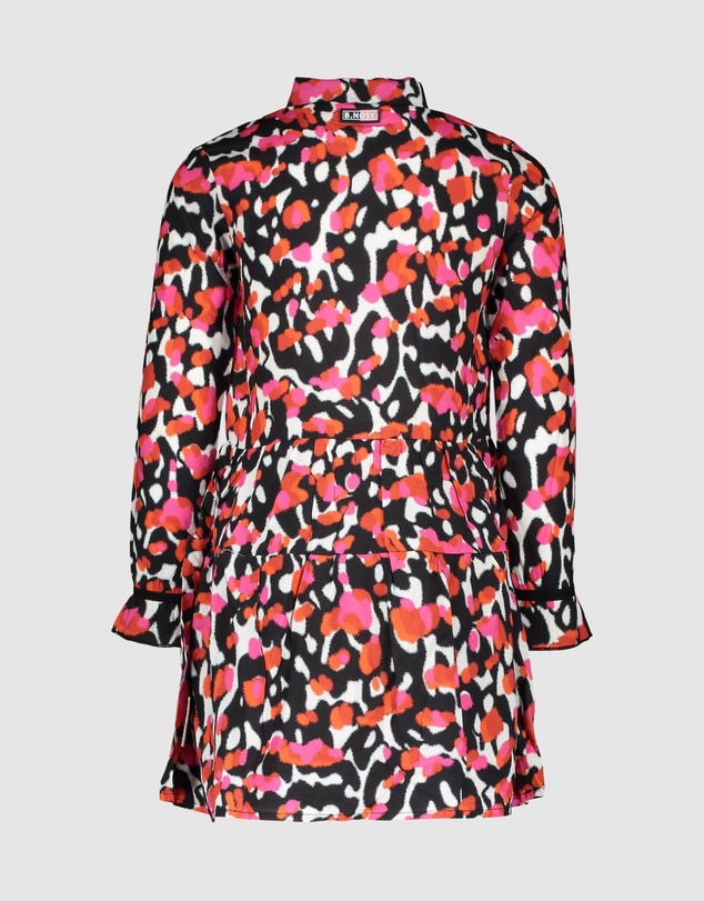 B.Nosy - Long Sleeve Multi-Coloured Spots Dress - Kids-Teens