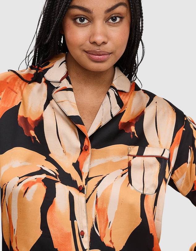 Sans Complexe - Pure Chic Viscose Satin Pyjama Shirt