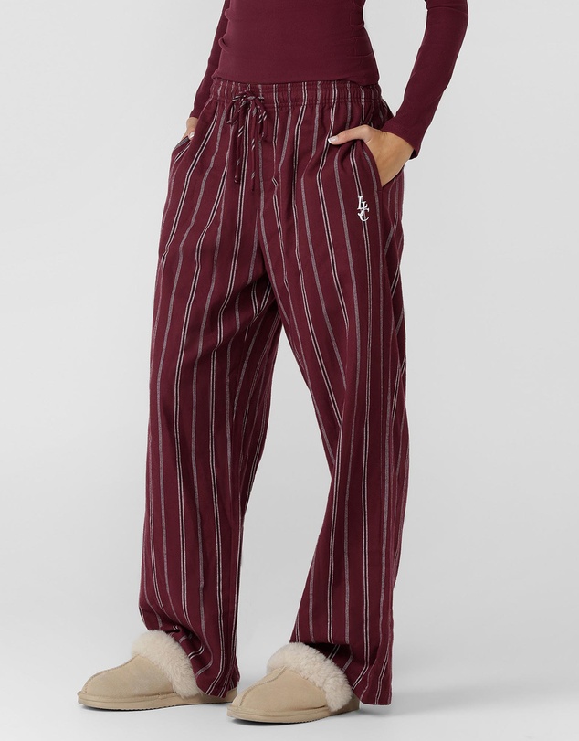 Lorna Jane - Campus Stripe Flannel Lounge Pants