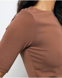 AERE - Kora Scoop Back Top