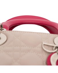 Pre-Loved by Azura Reborn - Pre-Loved Mini Tricolor Lambskin Cannage Lady Dior