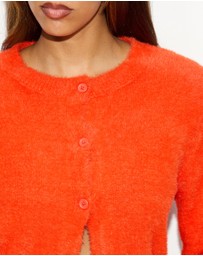 Dazie - Sloane Fuzzy Cardigan