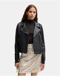 BOSS - Sameli Leather Jacket