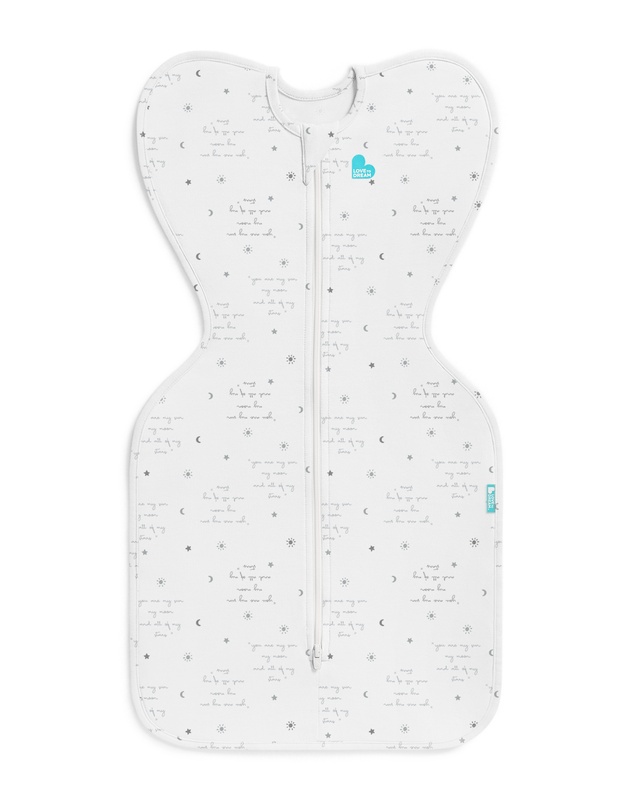 Love to Dream - Swaddle Up 0.2 TOG Stretch Cotton You Are My… in White