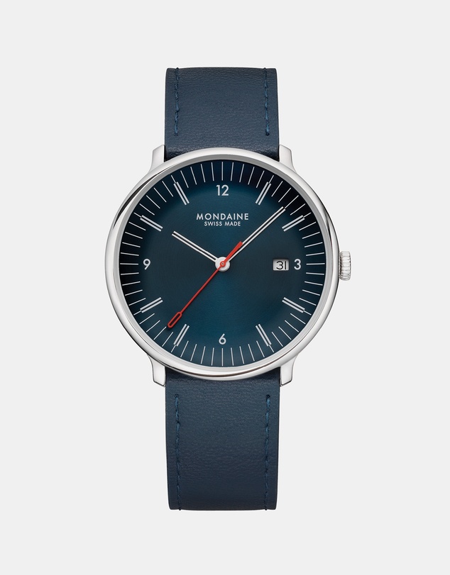 Mondaine - Mondaine Doppio 41mm Vegan Leather Watch Set