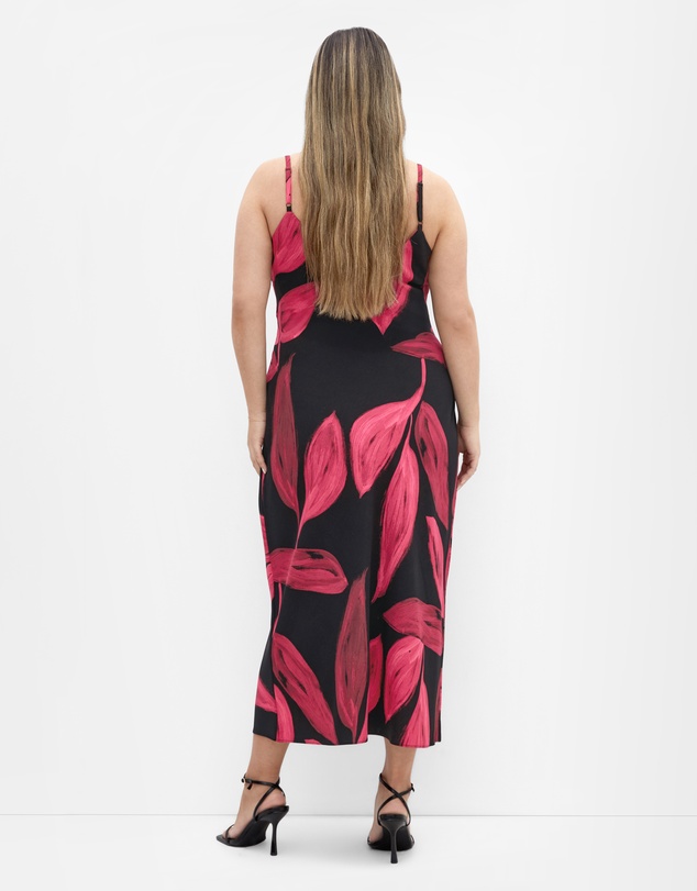 City Chic - Abstract Print Dress