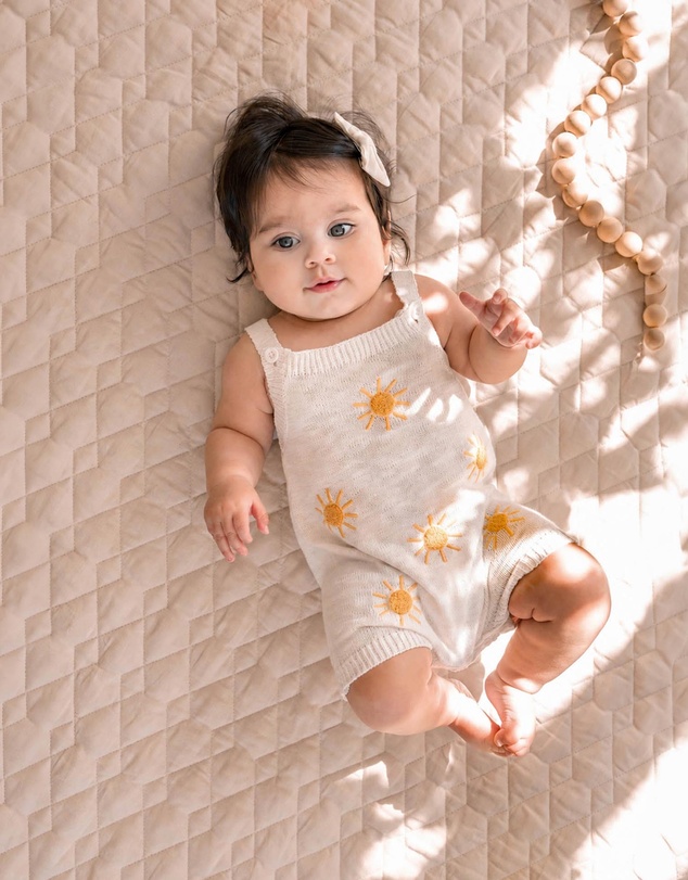 Bebe by Minihaha - Scout Organic Knit Sun Overalls - Babies