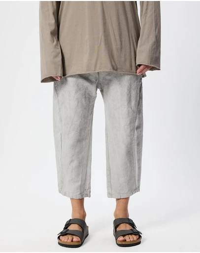 Surrounded By Ghosts - The Eskolaite Linen Canvas Drawstring Pants