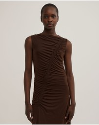 Witchery - Asymmetric Gather Dress