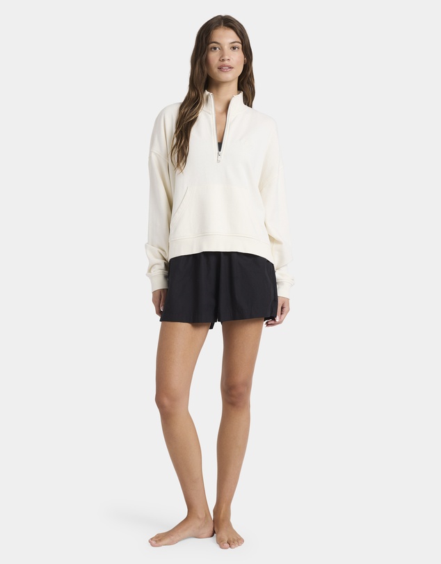 Roxy - Womens Movin Up Half Zip Fleece Jumper