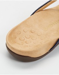 Vionic - Bella Toe Post Sandal - Navy Lizard