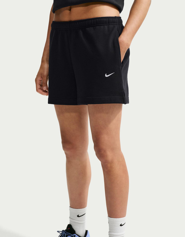 Nike - Studio Fleece Lightweight French Terry Mid-Rise Shorts