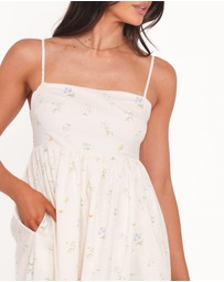 Petal & Pup - Odessa Maxi Dress - White Floral