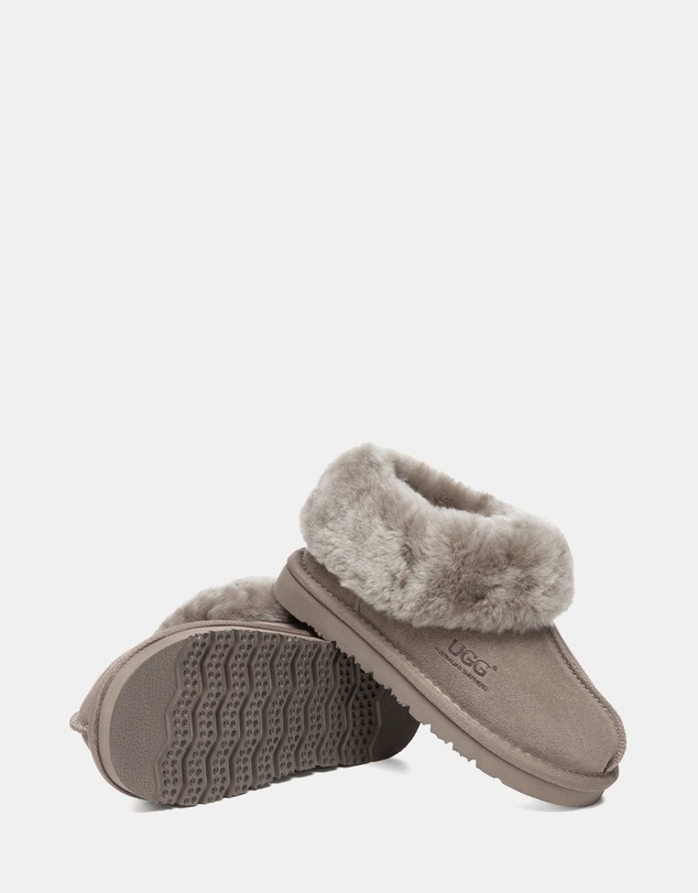 EVERAU - Australian Shepherd Ugg Kids Homey Slipper Cow Suede Upper House Shoes