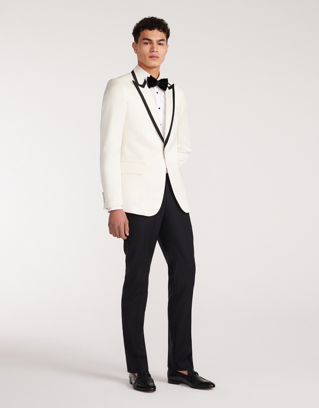Calibre - Lapel Detail Tuxedo Jacket Ivory