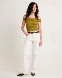 Alice In The Eve - Armani Cold Shoulder Top