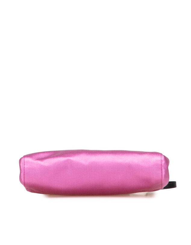 Pre-Loved by Azura Reborn - Pre-Loved miu miu Elegant Evening Bag with Metallic Hardware and Shoulder Strap