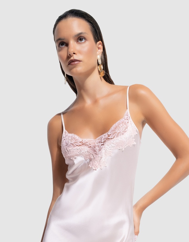 GINIA - Silk Lace Slip