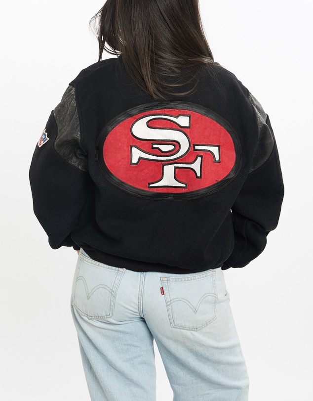 Vintage by The Real Deal - Pre Loved - Vintage 90s NFL San Francisco 49ers Varsity Jacket
