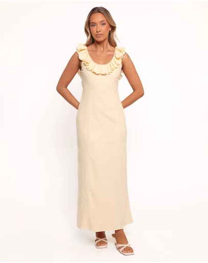 Petal & Pup - Brienne Maxi Dress - Butter Yellow