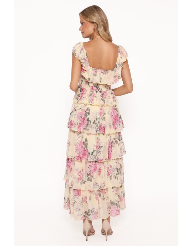 Petal & Pup - Belle Maxi Dress - Yellow Floral