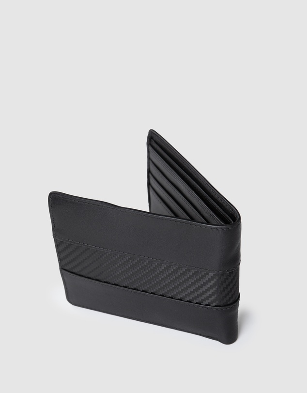 UNIT - UNIT Carbonex Men's Leather BI-Fold Wallet