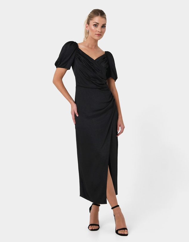 Forcast - Trixie Front Crossover Dress