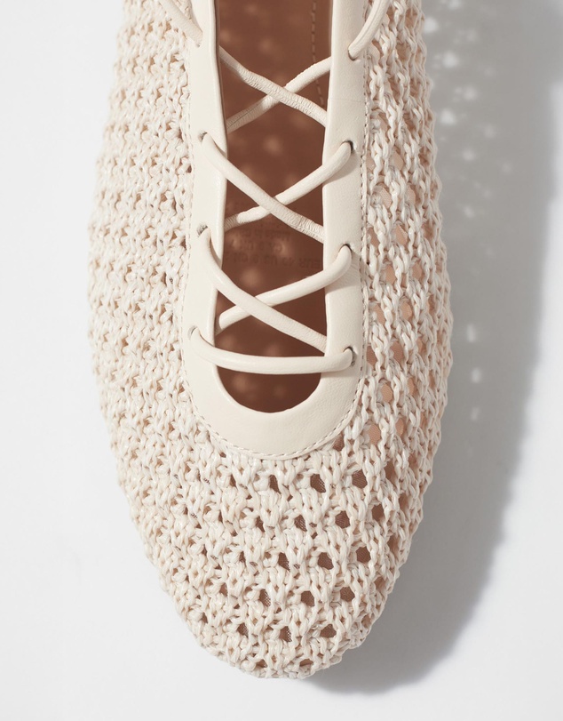 & Other Stories - Lace-Up Ballet Flats