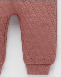 Purebaby - Quilted Track Pants -Kids-Babies