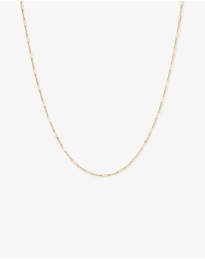 Michael Hill - 1.6mm Wide Paperclip 3 and 1 Chain in 10kt Yellow Gold