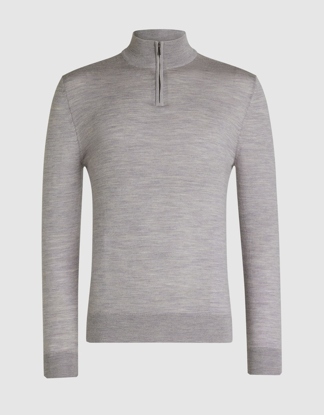 Tarocash - Asher Merino Wool Zip Knit