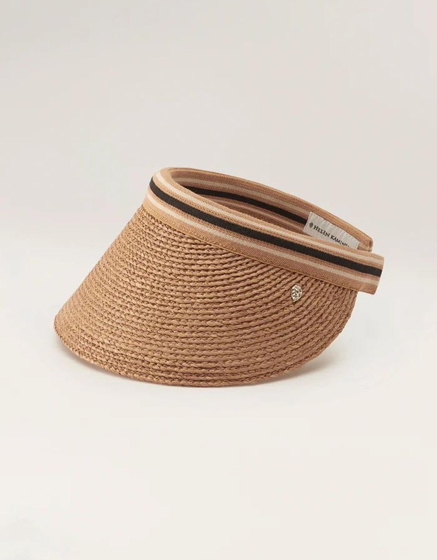 Helen Kaminski - Bianca 12 Raffia Stripe Visor
