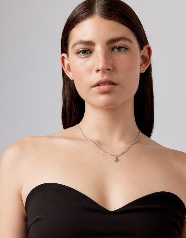 Michael Hill - Letter S Initial Pendant in Sterling Silver