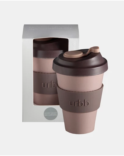 porter green - urbb | biodegradable bamboo coffee cup