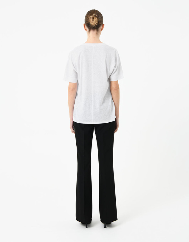 Forcast - Brussels Linen V-Neck Tee