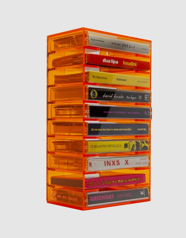 We Are Rewind - We Are Rewind Tape Storage Rack - Orange