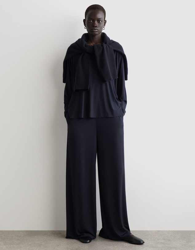 COS - Fluid Jersey Wide-Leg Trousers