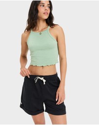 Roxy - Womens Sweetest Day Elastic Waist Shorts