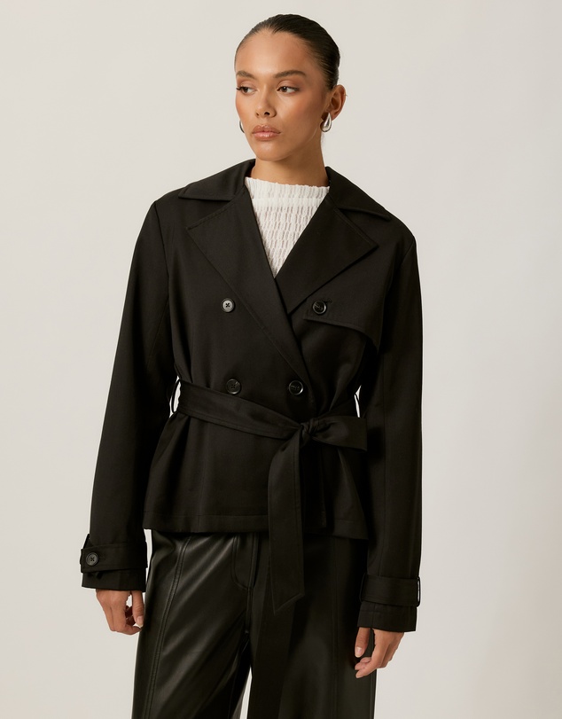 Tussah - Alex Cropped Trench Coat