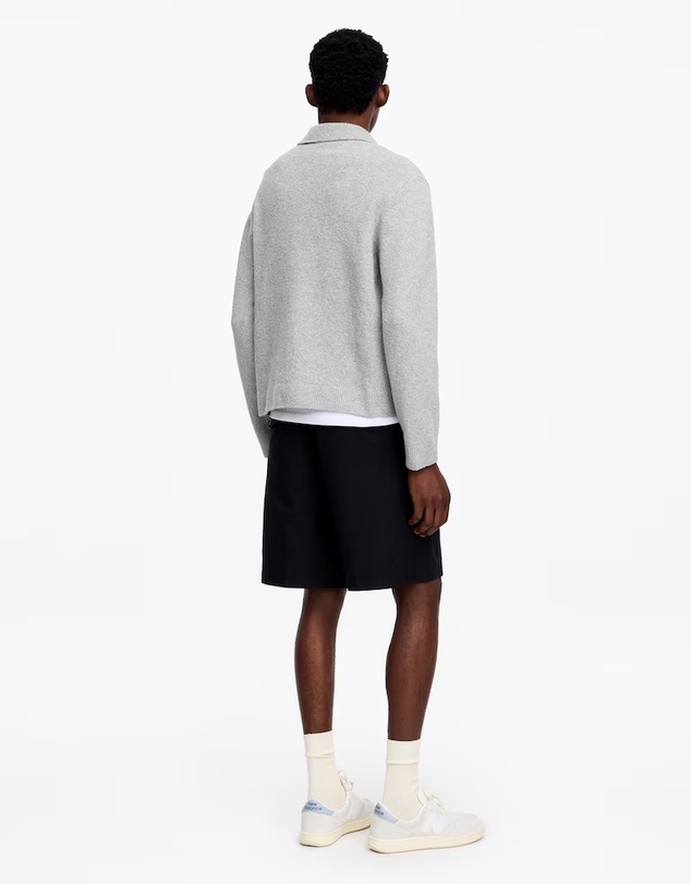 ARKET - Knitted Cotton Blend Polo Shirt