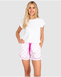 Sant And Abel - Women's Pink Palm Tree Boxer Short