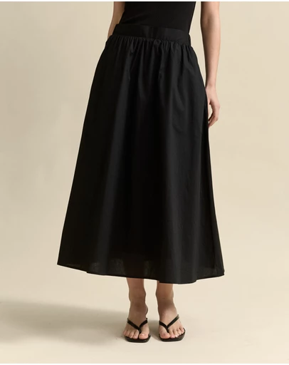 MVN - Cotton Midi Skirt