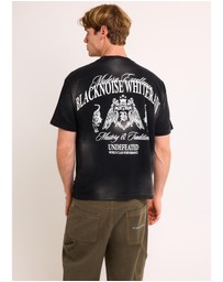 Black Noise White Rain - Heaton T-Shirt