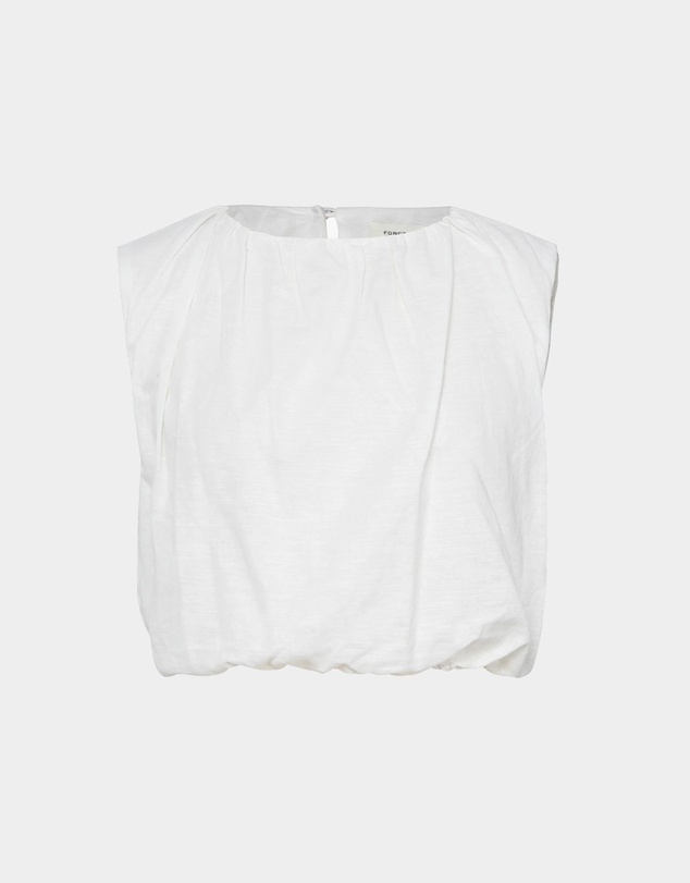 Forcast - Kenya Rouched Linen Top