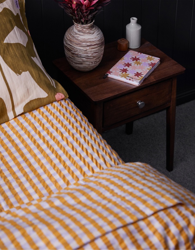 Mosey Me - Mango Seersucker Quilt Cover