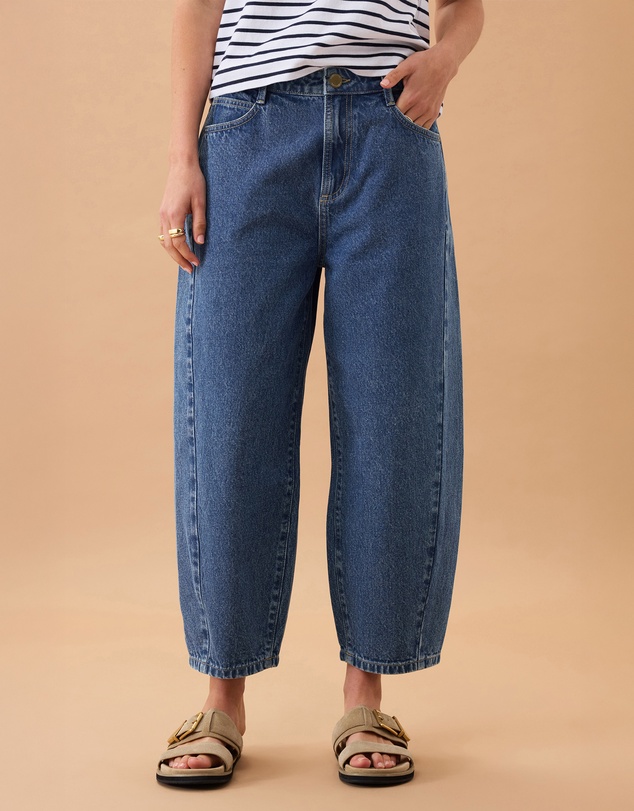 Ceres Life - Maggie Tapered Barrel Jean