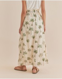 Amelius - Palma Elasticated Maxi Skirt