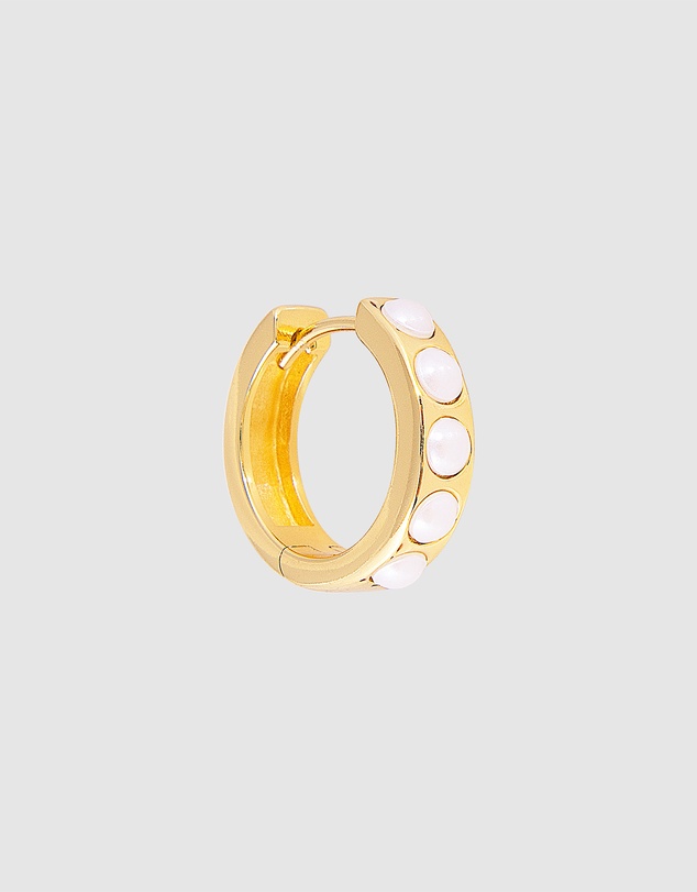FAIRLEY - Crystal Pearl Midi Hoops
